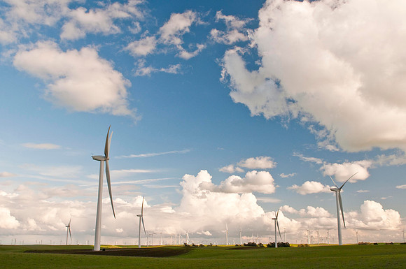 Wind Mills in Spring