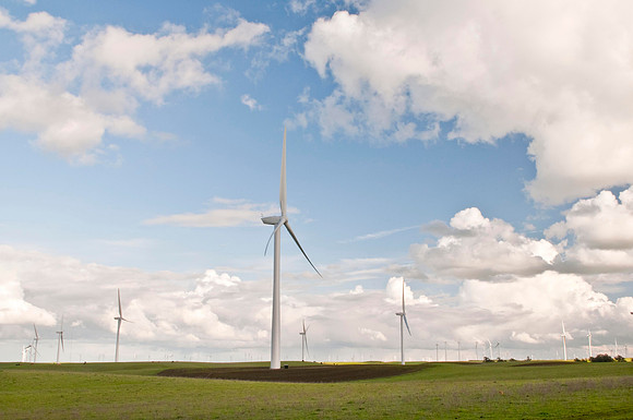 Wind Mills in Spring