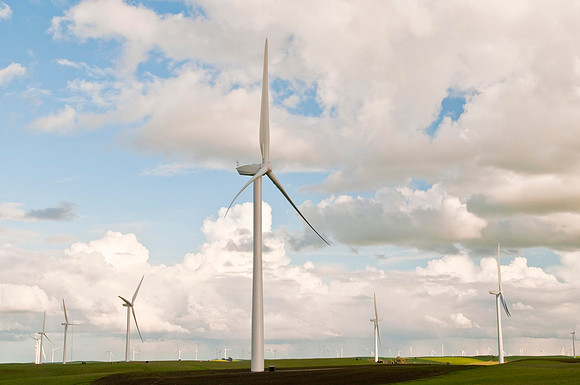 Wind Mills in Spring